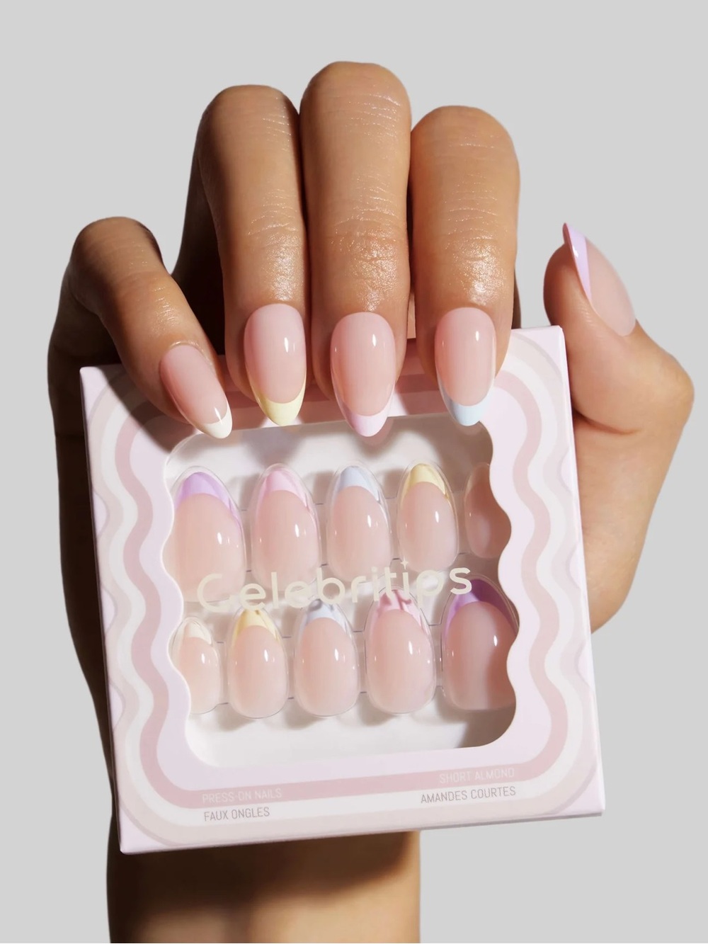Celebritips Pastel French Press-On Nails - Pastel Softline